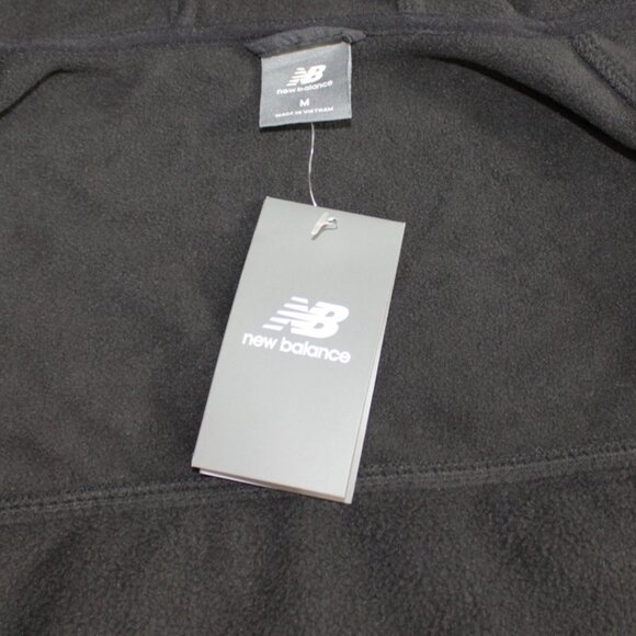 New Balance Men’s Hooded Quilted Softshell Fleece Jacket Black Size M - Picture 9 of 10